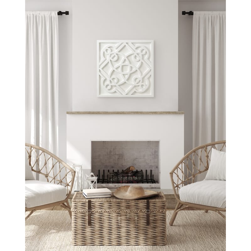 Kate and Laurel Mercador Wall Art Plaque