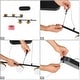 preview thumbnail 10 of 19, Modern Minimalist 3/5-Light Black Gold LED Chandelier Linear Kitchen Island Pendant Lights for Dining Room
