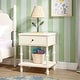 preview thumbnail 7 of 20, Walker Edison Easy Assembly Solid Wood 1-Drawer Nightstand