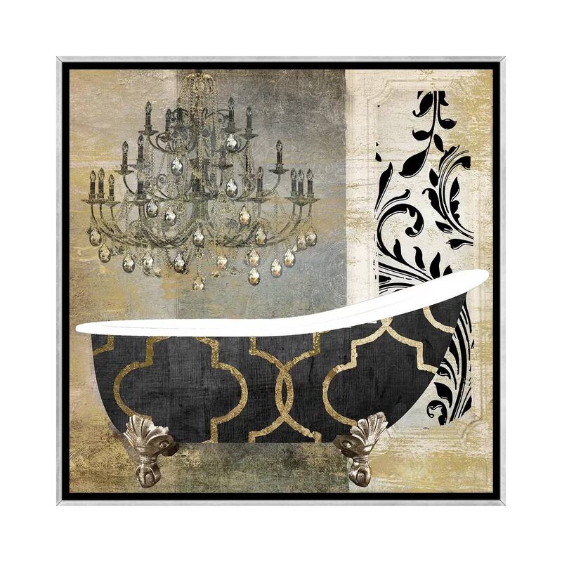 iCanvas "Paris Bath II" by Color Bakery Framed