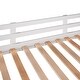 preview thumbnail 18 of 58, Elegant Twin over Twin Wood Bunk Bed with Built-in Ladder and 2 Drawers, Maximized Space, Solid Construction