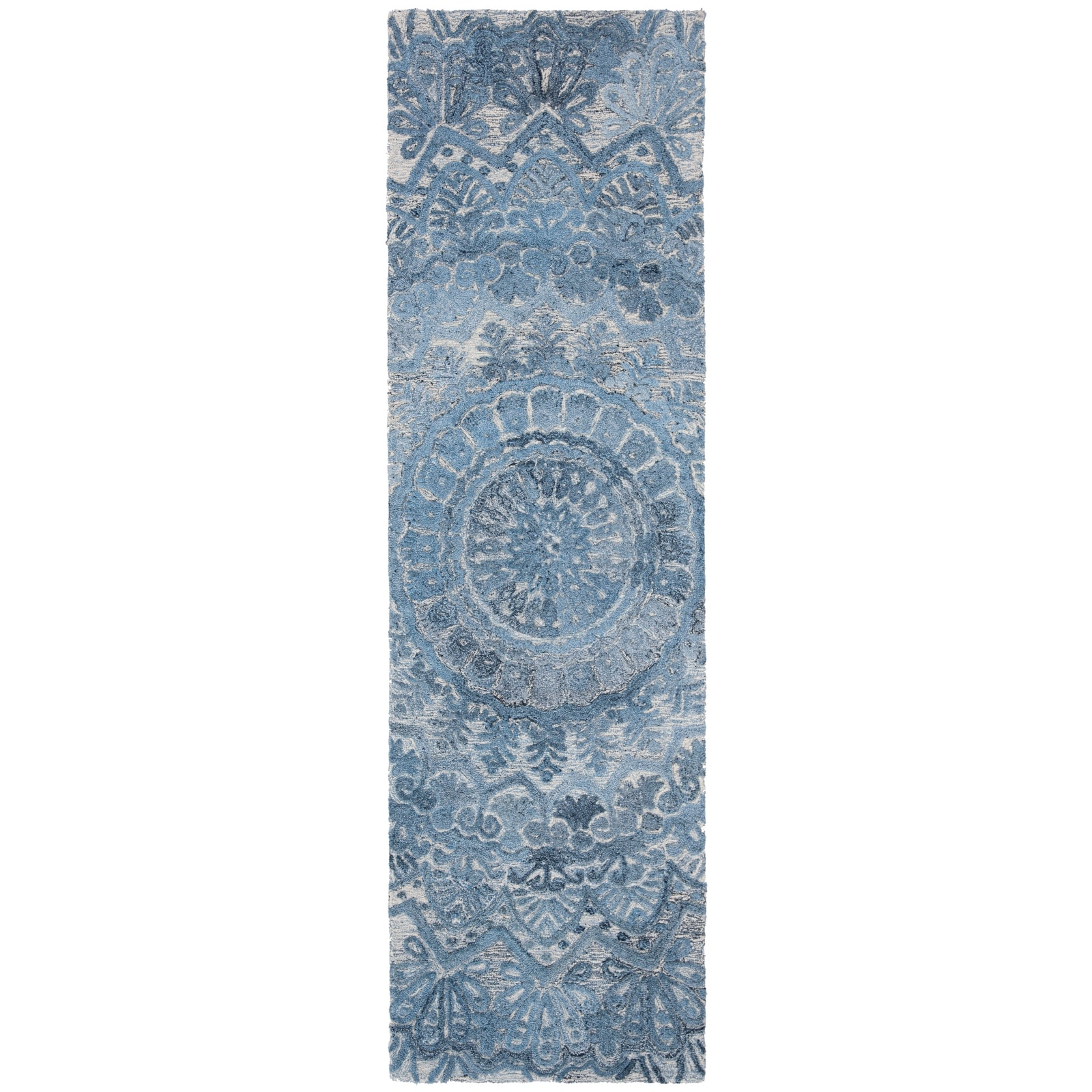 SAFAVIEH Handmade Marquee Genta Modern Medallion Wool Rug