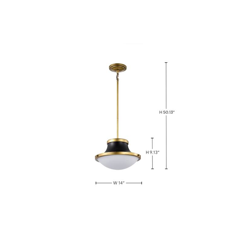 Nuvo Lighting 60/7907 Lafayette 14" Wide Pendant with Shade