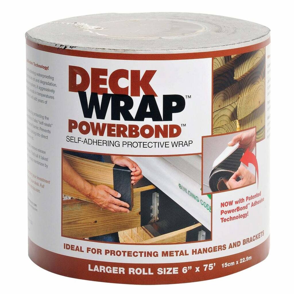 Power Bond DeckWrap 6 In. X 75 Ft. Deck Flash Barrier - 1 Each