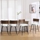 preview thumbnail 137 of 136, 26"/29" Faux Leather Swivel Counter/Bar Stools Set of 2/3