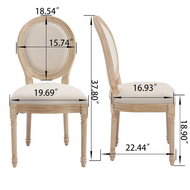 Upholstery Dining Chairs Set of 2