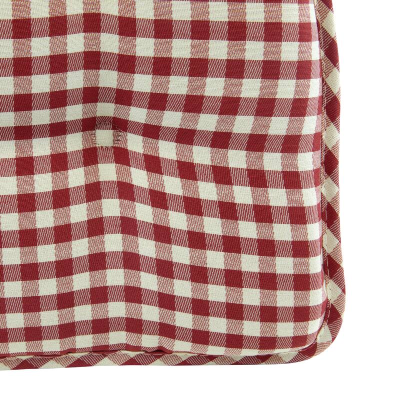 Klear Vu Tufted Non-Slip Dining Chair Cushion Set