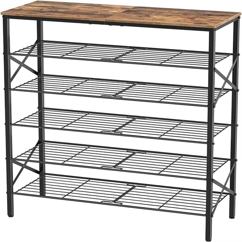 6 Tier Shoe Rack - 10.8"D x 27.8"W x 39.2"H
