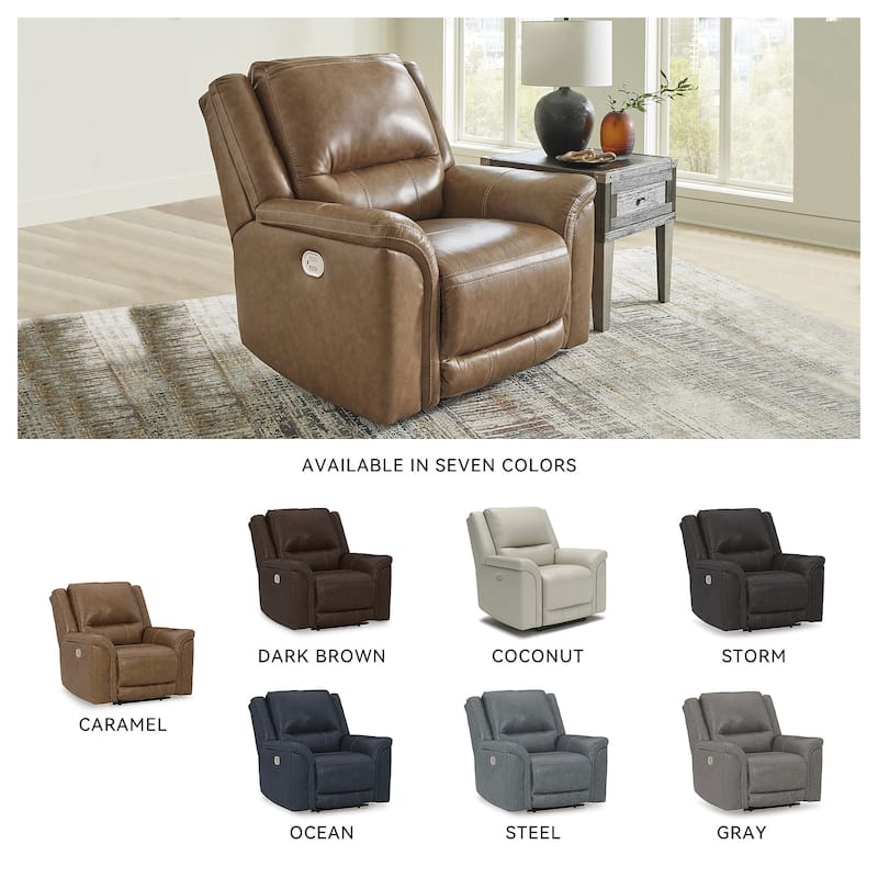 Signature Design by Ashley Trasimeno Caramel Power Recliner