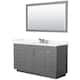 Option Dark Gray / Giotto Quartz Top / Brushed Nickel