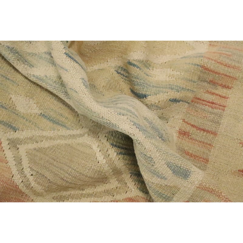 Hand Woven Oriental 100% Wool Carpet Southwestern Tribal Multi-Colored Kilim Area Rug - 4' 9'' X 3' 3''