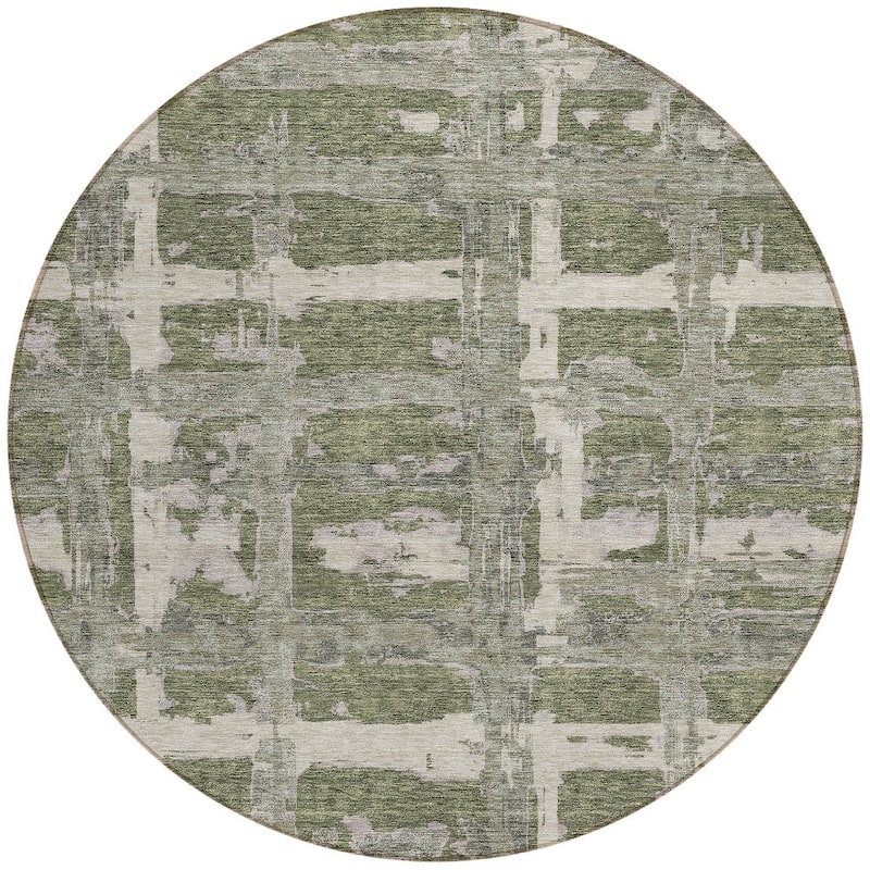 HomeRoots Striped Transitional Rectangle Outdoor Rug