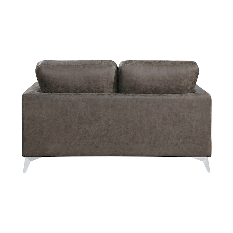 Cressey Microfiber Living Room Loveseat