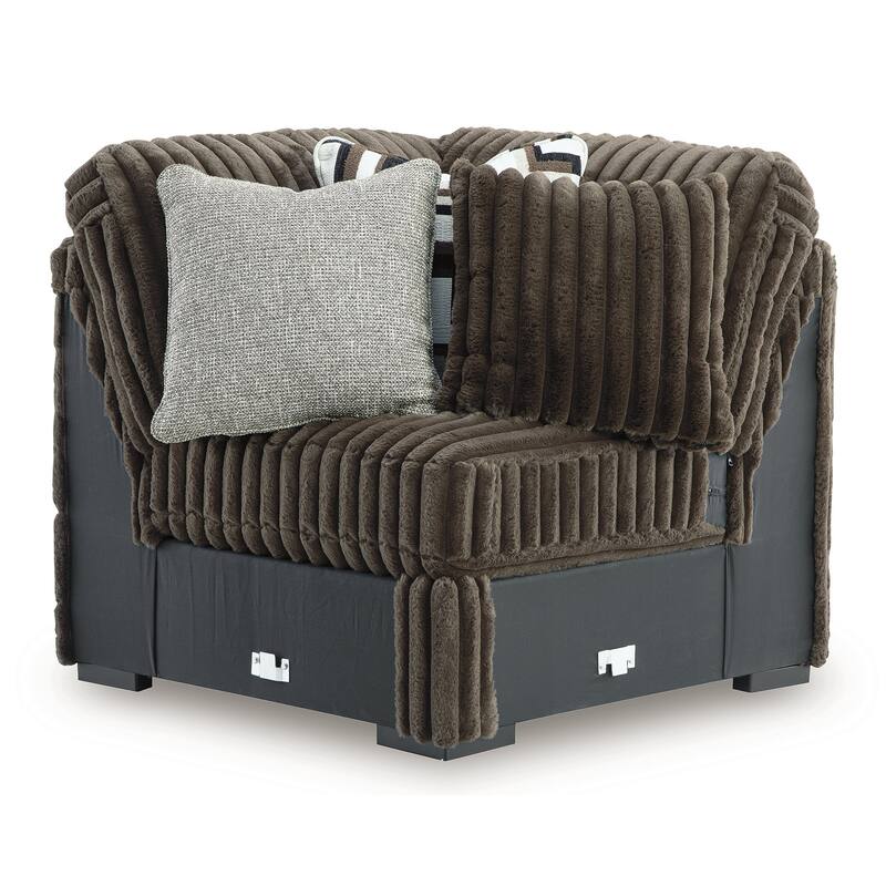 Signature Design by Ashley Midnight-madness 3-Piece Sectional - 121" W x 121" D x 40" H