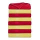 preview thumbnail 19 of 28, Luxurious Cotton 600 GSM Highly Absorbent Bath Towels by Ample Decor - Pack of 8 Red - Yellow