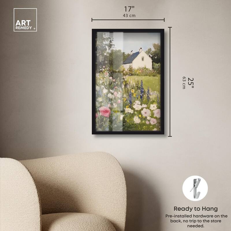 Floral Farmhouse II Shadowbox by Art Remedy