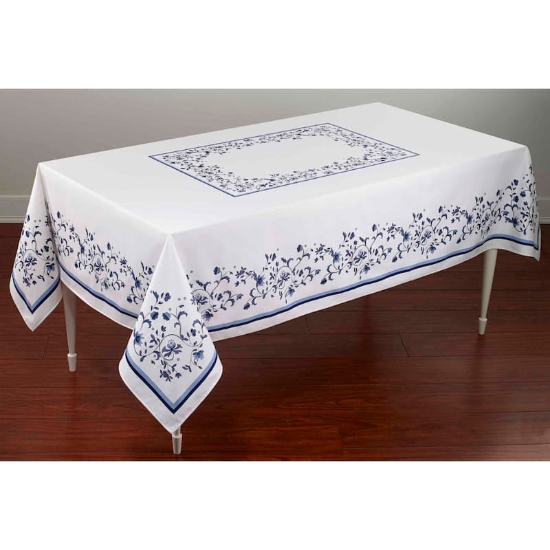 Spode® Blue Portofino 60" x 84" Tablecloth