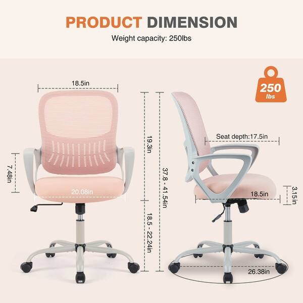 MidBack Task Chair with Lumbar Support Bed Bath & Beyond 39851204