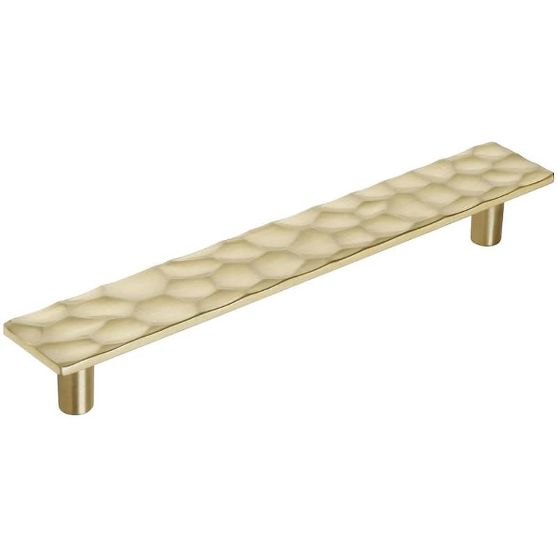 Amerock Kamari 6-5/16 Inch Center to Center Bar Cabinet Pull - Golden Champagne