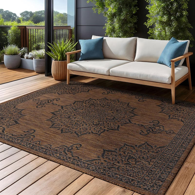 Beverly Rug Waikiki Insignia Modern Indoor Outdoor Rug