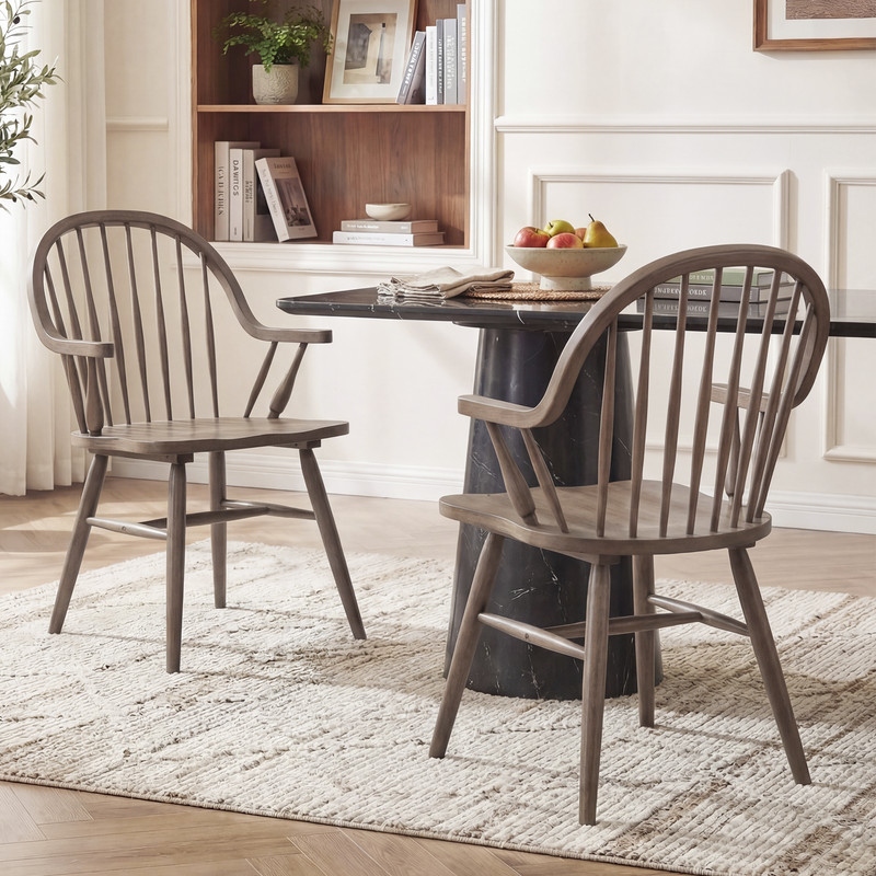 TON Windsor chair ③ Milton Modern Windsor Chair | Spindleback Chair | Ethan Allen