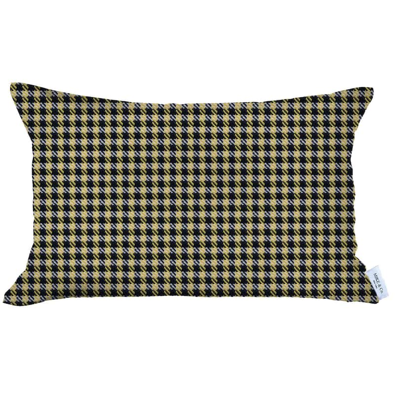 Boho-Chic Decorative Houndstooth Jacquard Pillow Covers