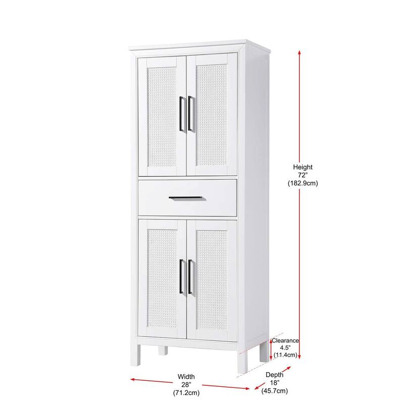 Winslow 16-28 Inch Bath Storage Cabinet