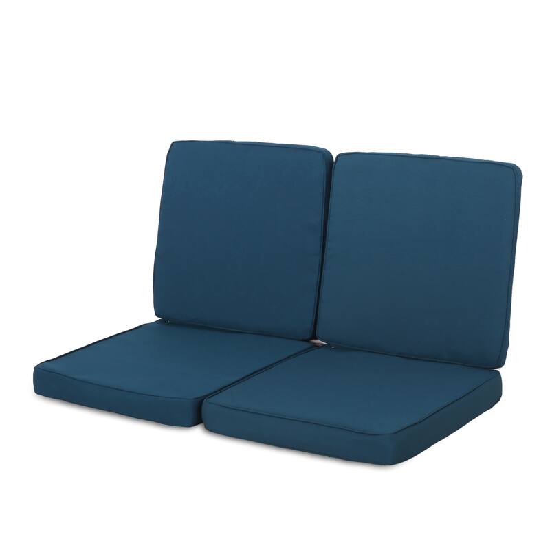Coesse Outdoor Water Resistant Fabric Club Chair Cushions (Set of 2) by Christopher Knight Home