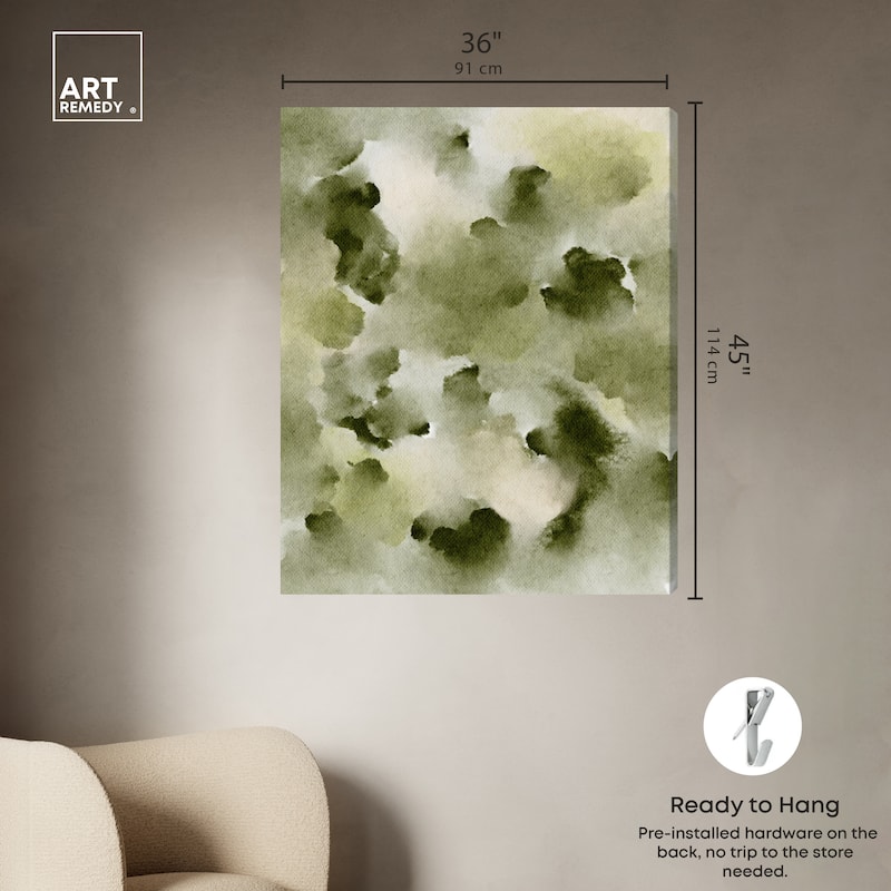 Art Remedy Scented Cedar Gallery Wrapped Watercolor Boho Abstracts
