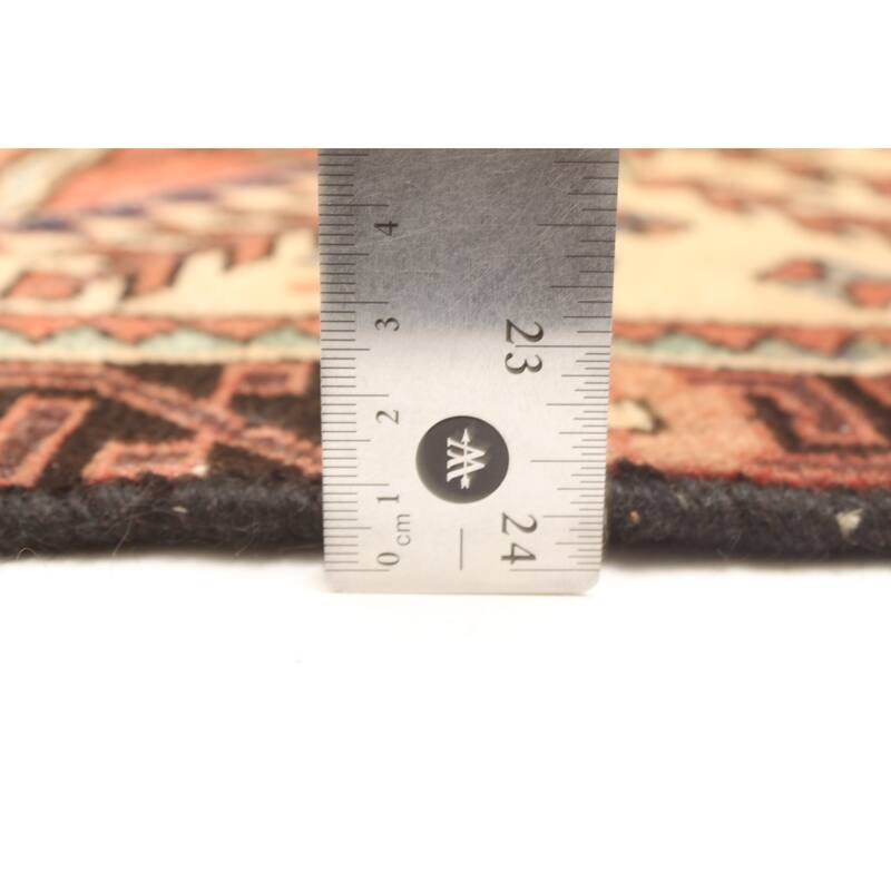 ECARPETGALLERY Hand-knotted Andelz Red Wool Rug - 3'3 x 4'8