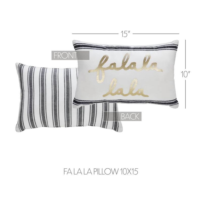 Wintergleam Fa La La Pillow 10x15