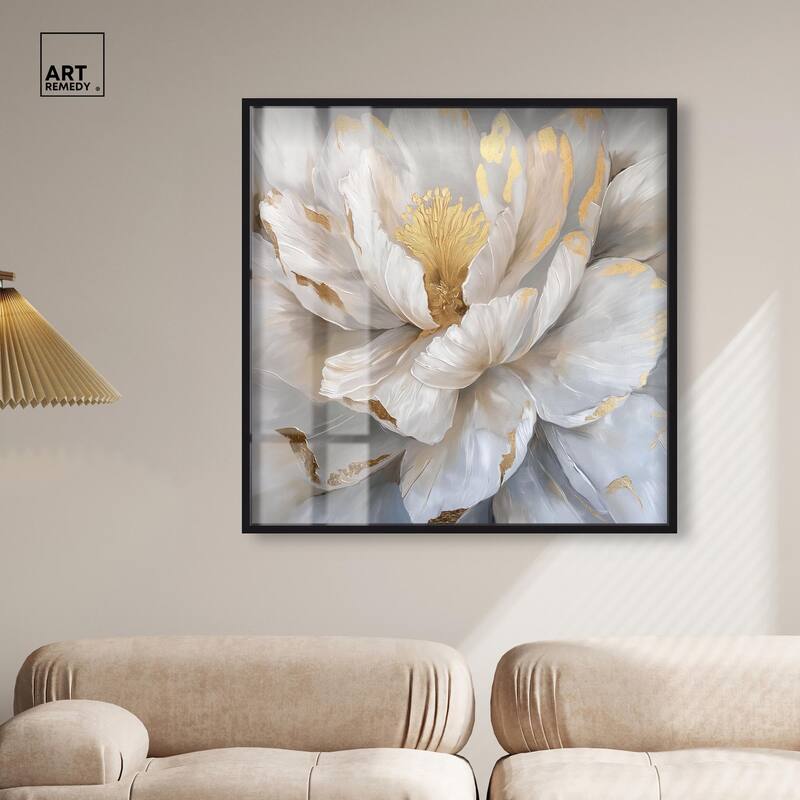 Golden Veins of Grace Shadowbox by Art Remedy