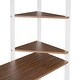 preview thumbnail 10 of 18, Simple Modern Style Twin Size Metal Loft Bed with 2 Shelves and One Desk,Strong Metal Frame and Full-Length Guardrails
