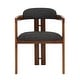 preview thumbnail 8 of 34, Jazmin Mid-Century Modern Upholstered Barrel Dining Chairs - Set of 2/4/6