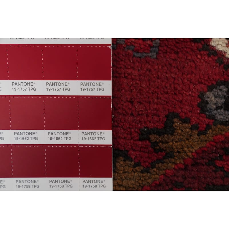 Hand Knotted Oriental 100% Wool Carpet Traditional Medallion Red Heriz Area Rug - 12' 7'' X 10' 1''