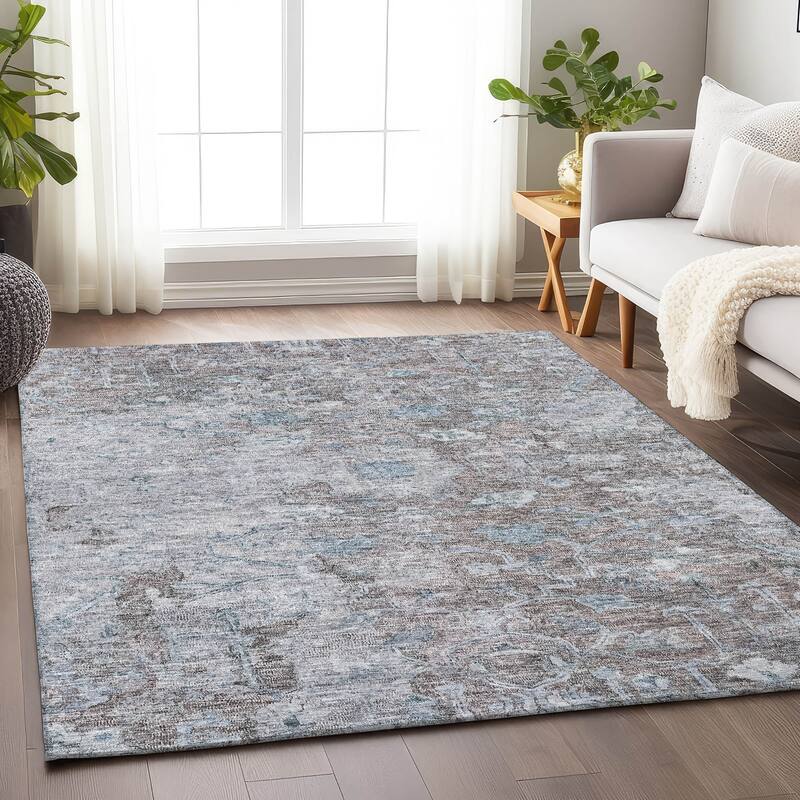 Premium Washable Super Soft Distressed Traditional Mayfield Rug
