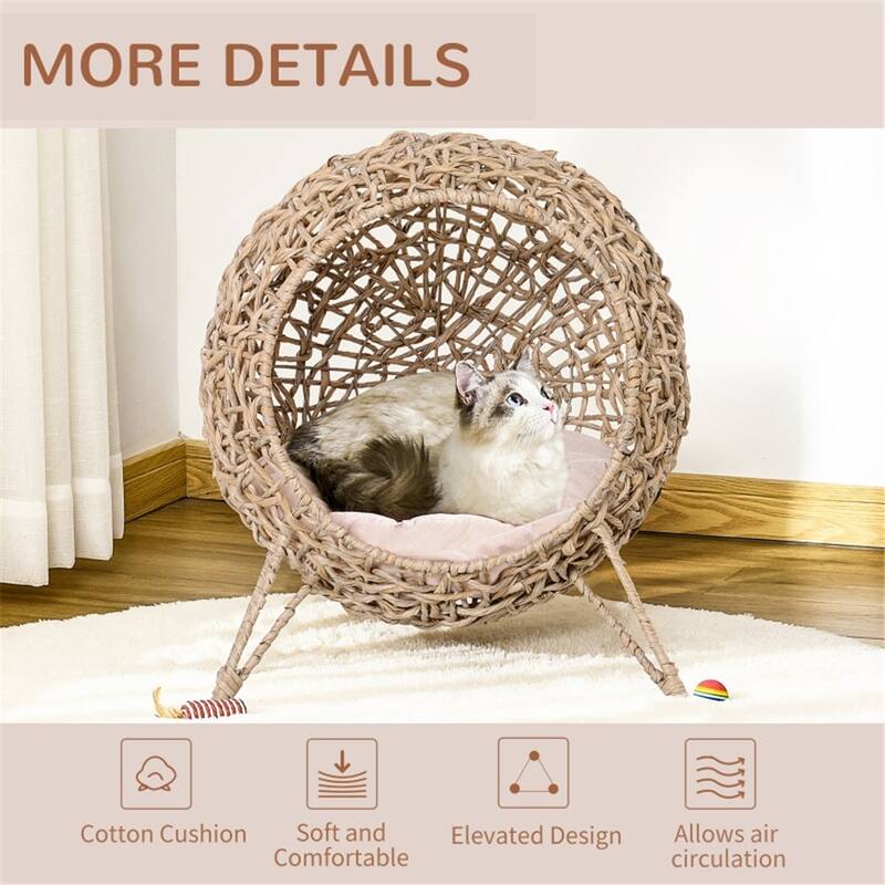 Cat Bed/Cat House -Brown - Beige