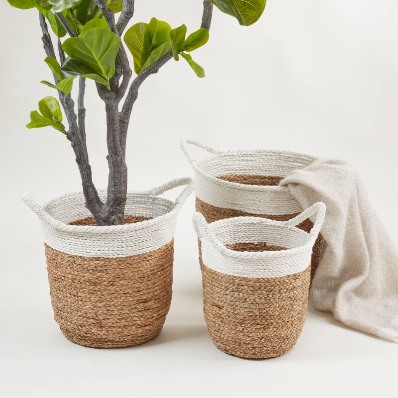 Rustic Pandanus Woven Basket (Set of 3)