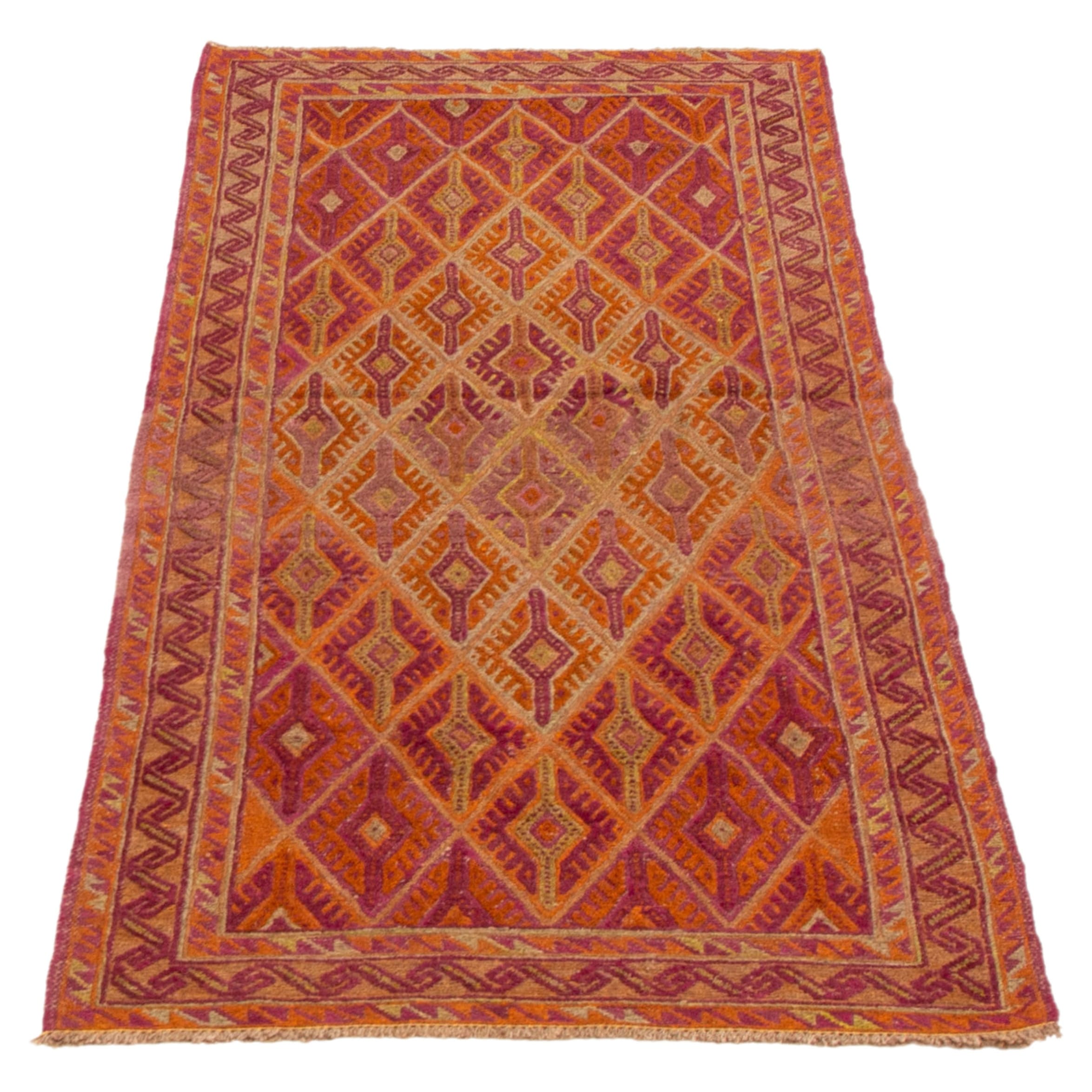 Bordered Red Area Rug 3'1 x 4'11 359375 eCarpet Gallery 
