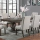 preview thumbnail 2 of 3, Rectangular Wooden Dining Table with 1 Leaf in Oak