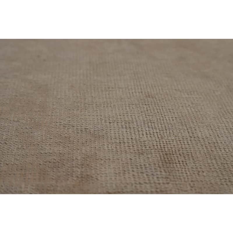 Mashad Persian Square Vintage Area Rug Hand-Knotted Wool Carpet - 9'8" x 9'10"