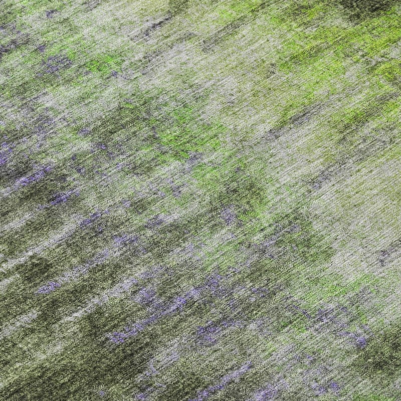 Machine Washable Indoor/ Outdoor Contemporary Ombre Chantille Rug