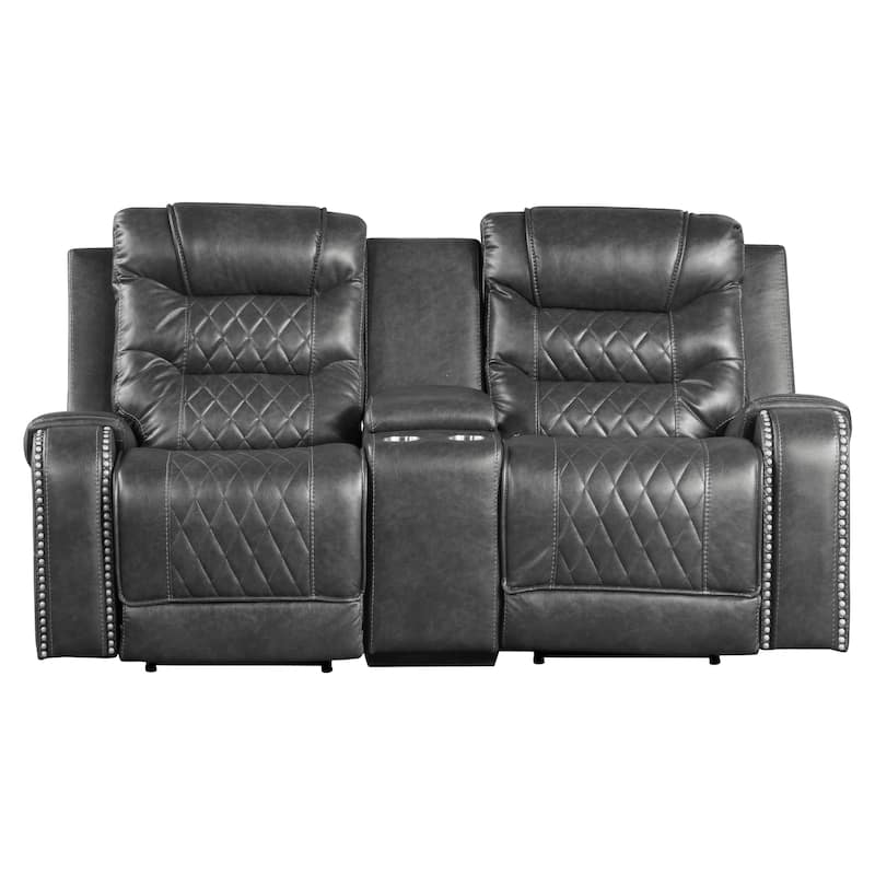 Lenci Power Double Reclining Loveseat