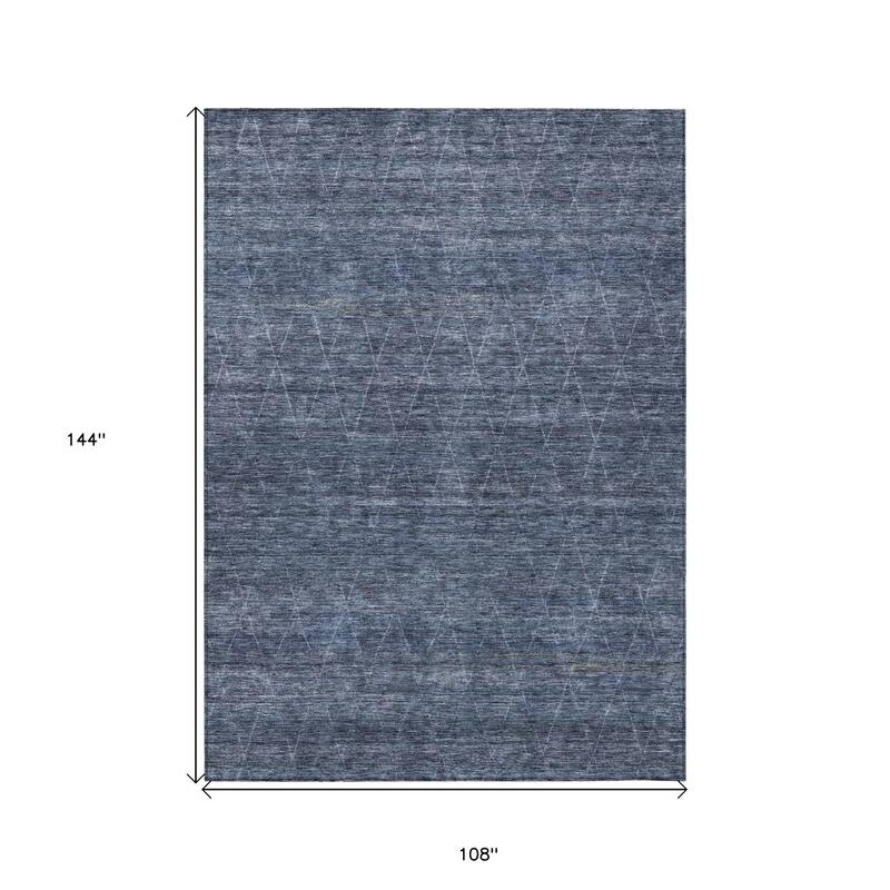 HomeRoots Geometric Transitional Rectangle Outdoor Rug