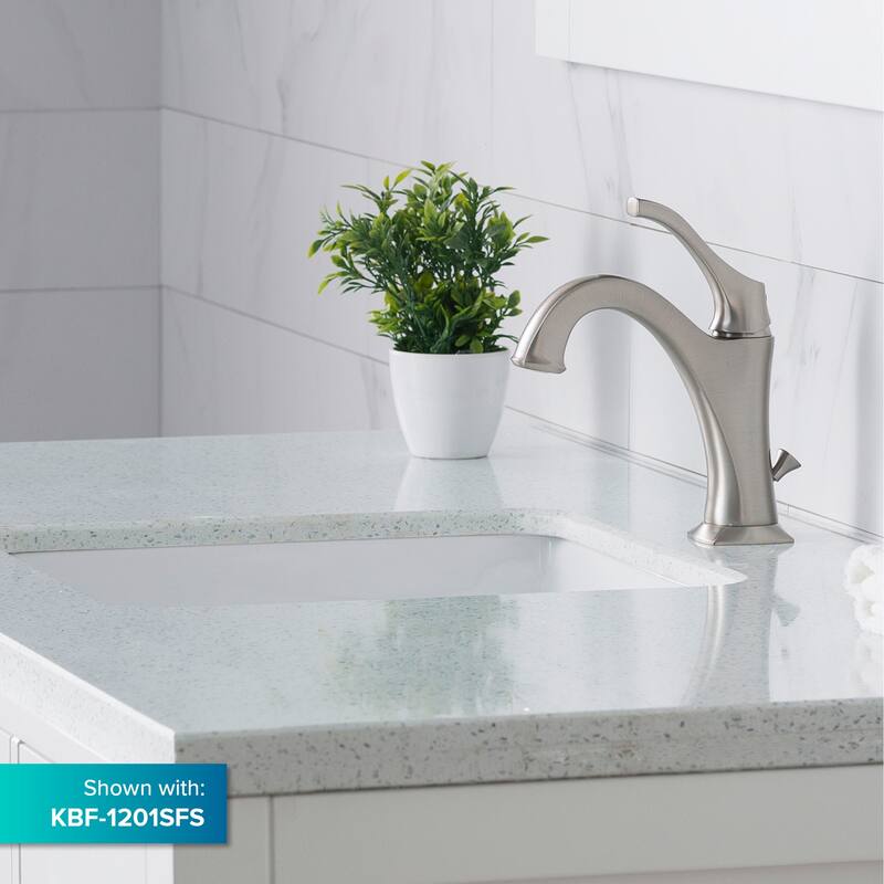 Kraus Elavo 17" Vitreous China Undermount Bathroom Sink with Overflow