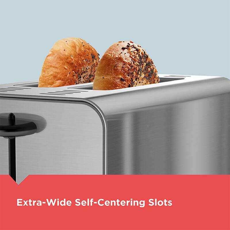 Black and Decker 2 Slice Stainless Steel Toaster