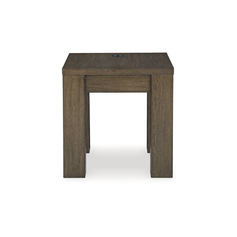 Signature Design by Ashley Rosswain Brown End Table - 24"W x 24"D x 25"H