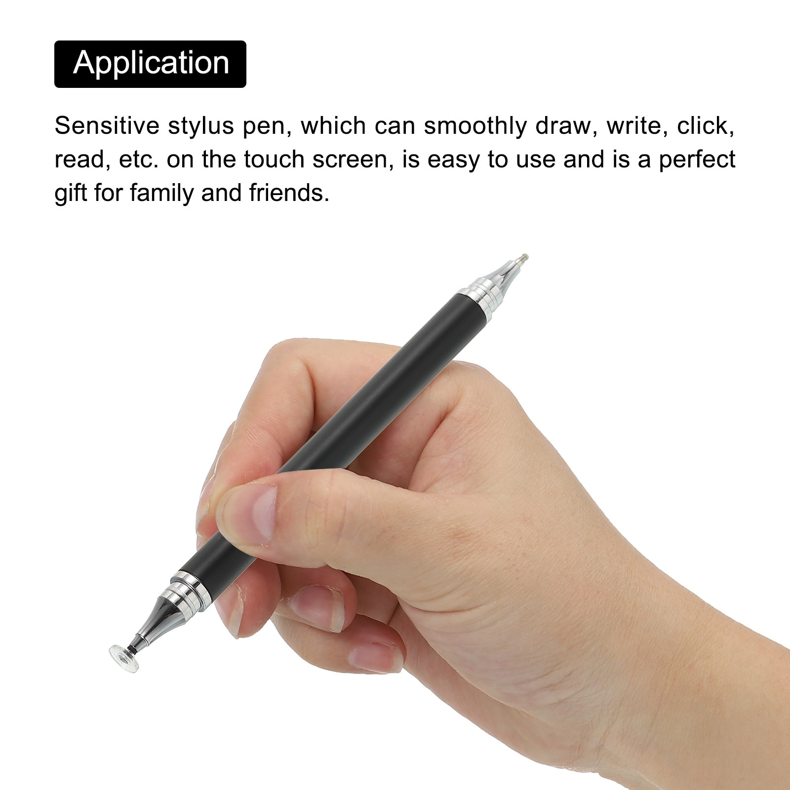 2pcs Ballpoint Pen with Stylus Tip Stylus Pens for Touch Screens