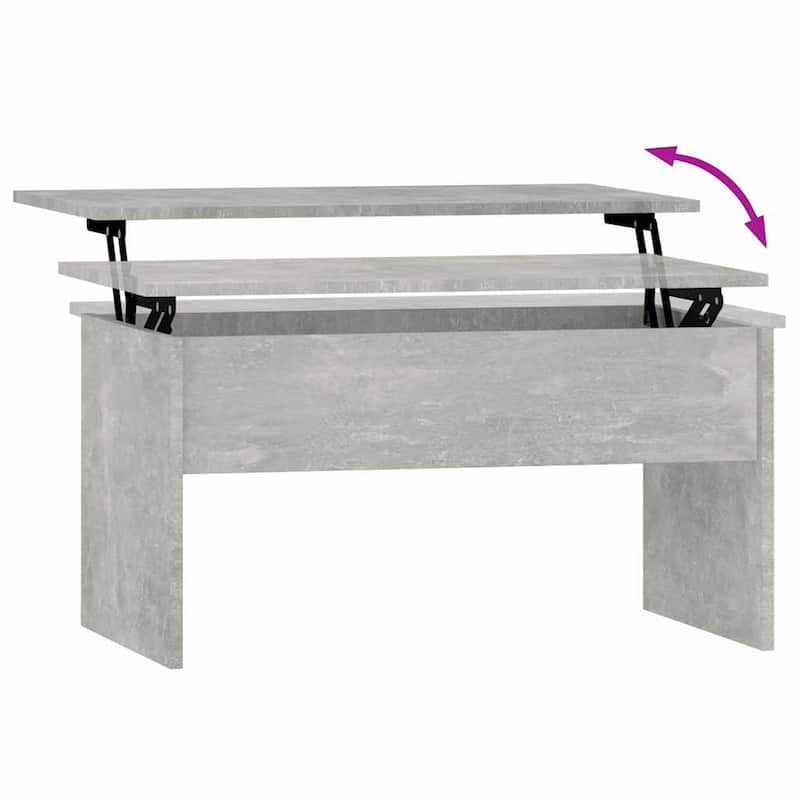 vidaXL Coffee Table Lift Top End Table Accent Side Sofa Table Engineered Wood - 31.5" x 19.9" x 16.3"