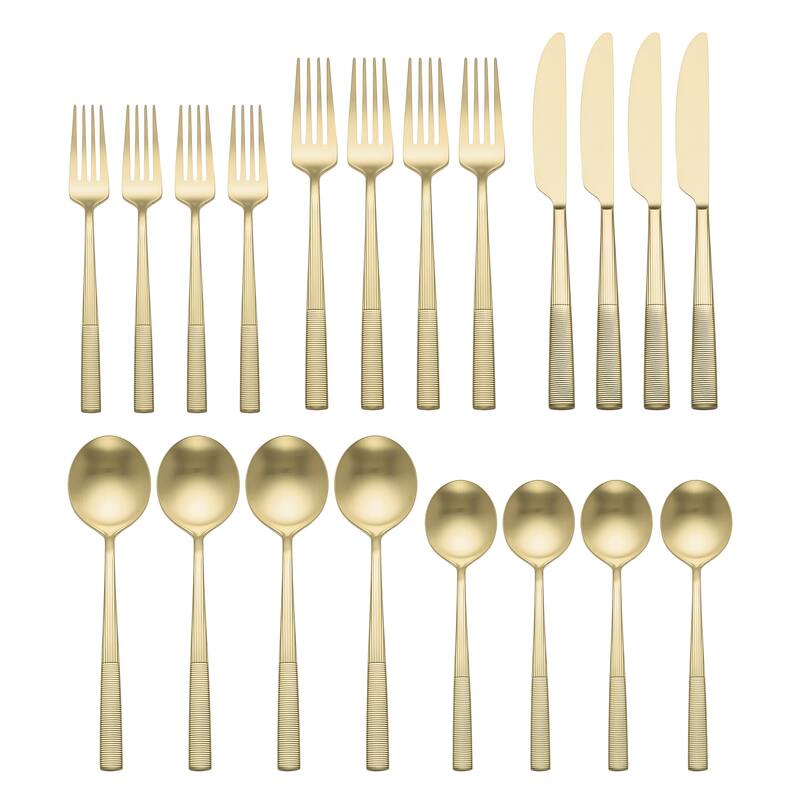 Lenox Modulus 20-Piece Flatware Set, Service for 4 - 20-Piece Flatware Set